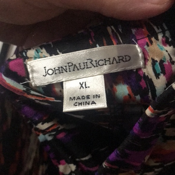 John Paul Richard Black Multi Maxi Skirt XL - Picture 6 of 8